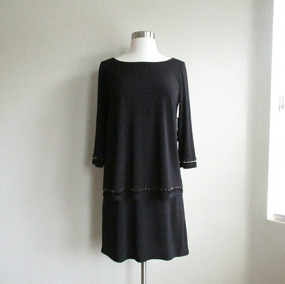 Laundry Popover Beaded Dress - Picture 3 of 8
